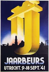 Steen, Jaarbeurs Utrecht 9-18 sept., 1941, poster