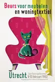 Herbert Meyer Ricard, Beurs voor meubelen en woningtextiel Utrecht, 1953, poster