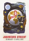 Eppo Doeve, Jaarbeurs Utrecht 25 maart-3 april, 1952, poster