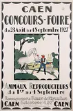 Henri Levavasseur, Caen Concours-Foire Animaux Reproducteurs, 1927, poster