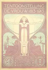 Wilhelmina C. Drupsteen, Tentoonstelling De Vrouw, 1913, poster