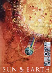 Herbert Danska, National Academy of Science Sun & Earth, 1958, poster