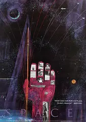 Herbert Danska, National Academy of Science Space, 1958, poster