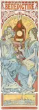 Alphonse Mucha, Bénédictine Véritable Liqueur (Fecamp Abbey), 1898, poster