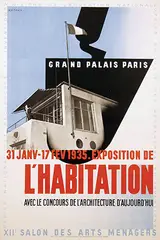 Jacques Nathan-Garamond, Exposition de L'Habitation Grand Palais Paris, 1935, poster