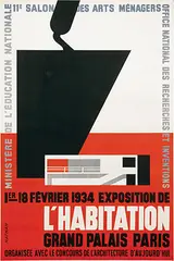 Jacques Nathan-Garamond, Exposition de L'Habitation Grand Palais Paris, 1934, poster
