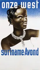 Eva Schütz, Movie: "onze west" Suriname-Avond, 1936, poster