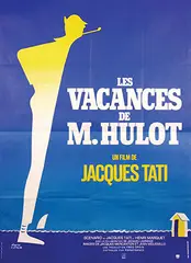 Pierre Étaix, Movie: Jacques Tati's "Les Vacances de M. Hulot", 1977, poster