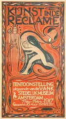 Jan B. Heukelom, Tentoonstelling Kunst in de Reclame Stedelijk Museum Amsterdam, 1917, poster