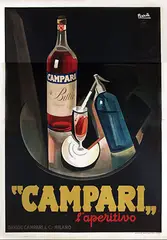 Marcello Nizzoli, Campari l'aperitivo, 1926, poster