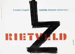 Jan Bons, stedelijk museum amsterdam Rietveld, 1959, poster