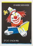 Piet Worm, Kinderboekenweek, 1955, poster