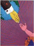 Tadanori Yokoo, Amnesty International. Prisoners of Conscience Year, 1977, poster
