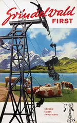 Adolf Flückiger & Ernst Bocchetti, Grindelwald First, 1953, poster