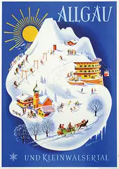Otfried Senger, Allgäu und Kleinwalsertal, poster
