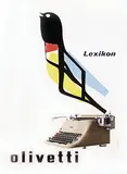 Marcello Nizzoli, Lexikon olivetti, 1949, poster