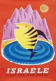 Paul Kor, Israele Eilat sul mar rosso, 1959, poster