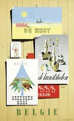 Frédéric Conrad, België De Kust, poster