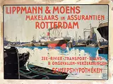 Johannes W. Gips, Lippmann & Moens Makelaars in Assurantien Rotterdam, 1914, poster