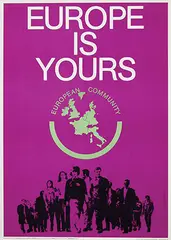 Roberto Pedotti, Europe is Yours European Community, poster