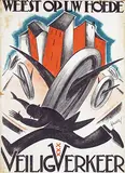 Samuel Schwarz, Veilig Verkeer Weest op uw hoede, 1925, poster
