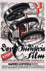 Eberhardt W. Hahnemann, Movie: "Ins Indüstrin film" Dresden, 1921, poster