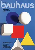 Herbert Bayer, 50 Jahre Bauhaus Ausstellung Stuttgart, 1968, poster