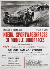 Charles Burki, Intern. Sportwagenraces Circuit van Zandvoort, poster