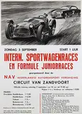 Charles Burki, Intern. Sportwagenraces Circuit van Zandvoort, poster