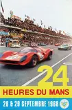 André Delourmel, 24 Heures du Mans, 1968, poster