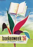 Fedde Weidema, boekenweek '56, 1956, poster