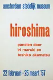 Willem Sandberg, stedelijk museum amsterdam. hiroshima 1945, 1957, poster