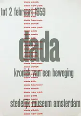 stedelijk museum amsterdam dada by Jan van Loenen Martinet, 1958, poster, sold Jun 2018