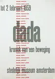 Jan van Loenen Martinet, stedelijk museum amsterdam dada, 1958, poster