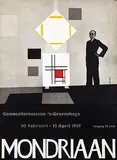 Bertram A.T. Weihs, Gemeentemuseum 's-Gravenhage Mondriaan, 1955, poster