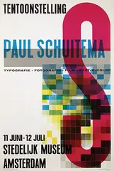 Paul Schuitema, Stedelijk Museum Amsterdam Tentoonstelling Paul Schuitema, 1965, poster