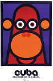 Jorge Hernandez, Cuba Zoologico de la Habana (monkey), 1974, poster