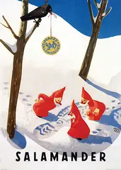 Franz Weiss, Salamander (3 gnomes), poster