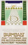 Joseph Maria Olbrich, Darmstadt Die Ausstellung der Künstler-Kolonie, 1901, poster