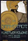 Johann V. Cissarz, Darmstadt Ausstellung der Künstler-Kolonie, 1904, poster