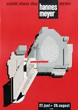 Heffe & Grabowski, bauhaus dessau hannes meyer architekt urbanist lehrer, 1989, poster