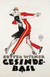 Hans Neumann, Erster Wiener Gesinde-Ball, 1921, poster