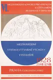 Ladislaw Sutnar, VI. mezinárodní Kongres pro kresleni a u_itá um_ni Praha (VI. International Congress for Cartography and Applied Art Prague) International Art Exhibition, 1928, poster