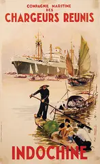Roger Chapelet, Chargeurs Réunis Indochine, poster