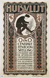 Antoon Kurvers, Huisvlijt Centrale Tentoonstelling Den Haag, 1917, poster