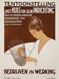 Gerrit W. van Yperen, Tentoonstelling Het Huis en zijn Inrichting van de Nederlandsche vereeniging van huisvrouwen Amsterdam, poster