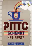 Pieter den Besten, Van Nelle Wie Pitto koopt schenkt het beste, 1943, poster