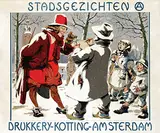 Alfred Ost, Stadsgezichten Drukkery-Kotting-Amsterdam