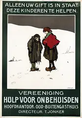 Wilhelm Pothast, Vereeniging Hulp voor Onbehuisden, 1913, poster