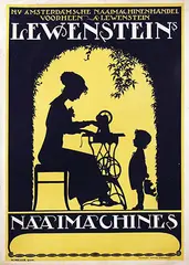 H. Meyer, Lewenstein's Naaimachines, poster